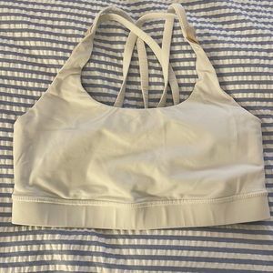 Lululemon sports bra. White